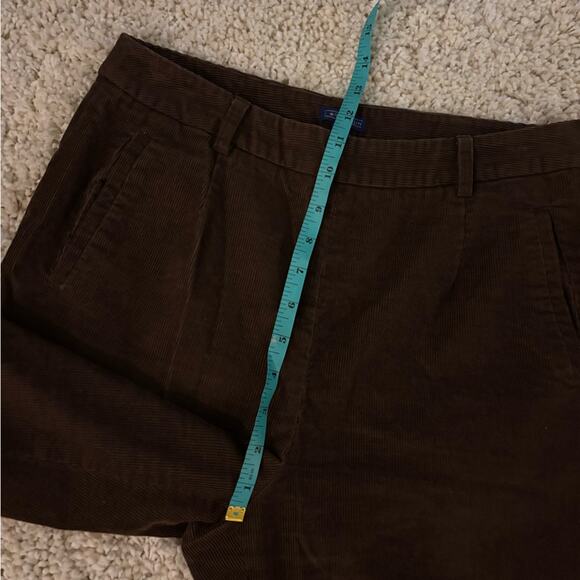 J.McLaughlin Brown Corduroy Straight Leg Pull On Pants Size 10 - Picture 7 of 8
